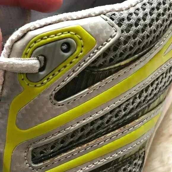 Ecco Silver/Yellow Sneakers Sz 44  EU 10-10.5 US - Picture 8 of 16